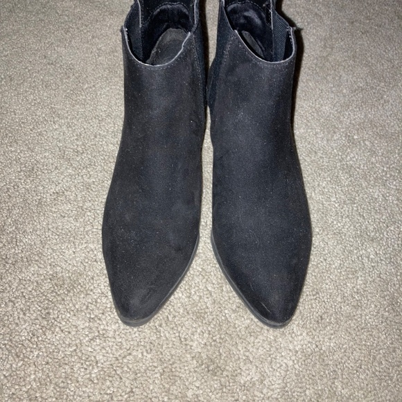 Black Pointed Booties - Picture 2 of 5